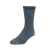 Zkano Boot Socks Large Canyon - Full Cushion Organic Cotton Boot Socks - Granite organic-socks-made-in-usa