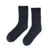 Zkano Boot Socks Large Canyon - Full Cushion Organic Cotton Boot Socks - Smoke organic-socks-made-in-usa