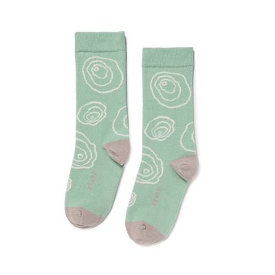 Zkano Crew Medium Oyster - Organic Cotton Crew Socks - Silt organic-socks-made-in-usa