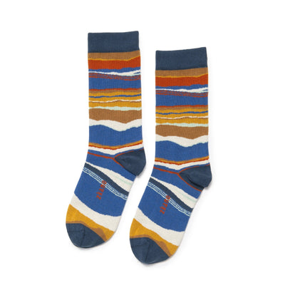 Zkano Crew Sierras - Organic Cotton Crew Socks - Sunrise organic-socks-made-in-usa