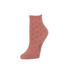 Zkano Ankle Medium Alice - Organic Cotton Socks Anklet - Blush organic-socks-made-in-usa