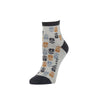 Zkano Ankle Medium Meadow - Organic Cotton Socks Anklet - Heather organic-socks-made-in-usa