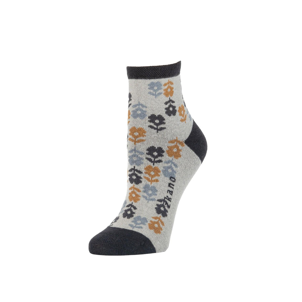 Zkano Ankle Medium Meadow - Organic Cotton Socks Anklet - Heather organic-socks-made-in-usa