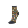 Zkano Ankle Medium Meadow - Organic Cotton Socks Anklet - Olive organic-socks-made-in-usa