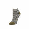Zkano Ankle Medium Rosette - Organic Cotton Socks Anklet - Black organic-socks-made-in-usa