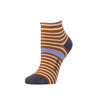 Zkano Ankle Medium Women's Rosette - Organic Cotton Socks Anklet - Sienna organic-socks-made-in-usa