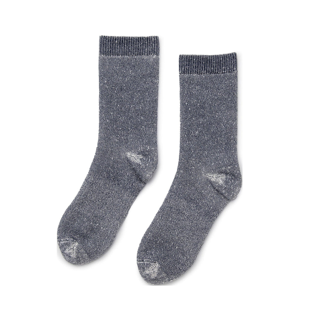 Zkano Boot Socks Large Canyon - Full Cushion Organic Cotton Boot Socks - Indigo organic-socks-made-in-usa