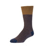Zkano Boot Socks Large Men's Cushioned Organic Cotton Boot Socks - Slub Effect / Saddle Marl organic-socks-made-in-usa