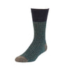 Zkano Boot Socks Large Slub Effect - Cushioned Organic Cotton Boot Socks - Black organic-socks-made-in-usa