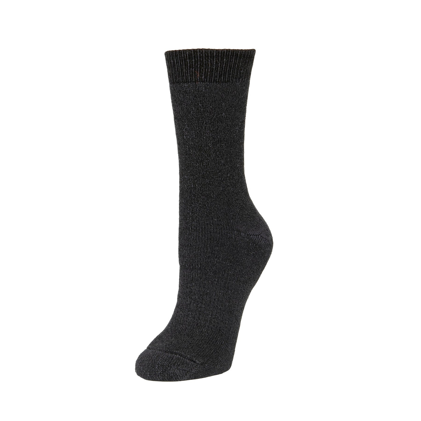 Zkano Crew Aspen - Cushioned Organic Cotton Crew Socks - Smoke organic-socks-made-in-usa