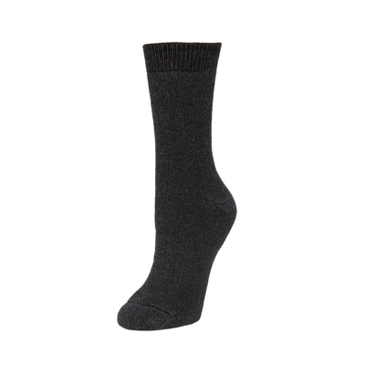 Zkano Crew Aspen - Cushioned Organic Cotton Crew Socks - Smoke organic-socks-made-in-usa