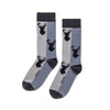 Zkano Crew Buck - Organic Cotton Crew Socks - Charcoal organic-socks-made-in-usa