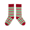 Zkano Crew Candy Cane Stripe - Organic Cotton Crew Socks - Peppermint organic-socks-made-in-usa