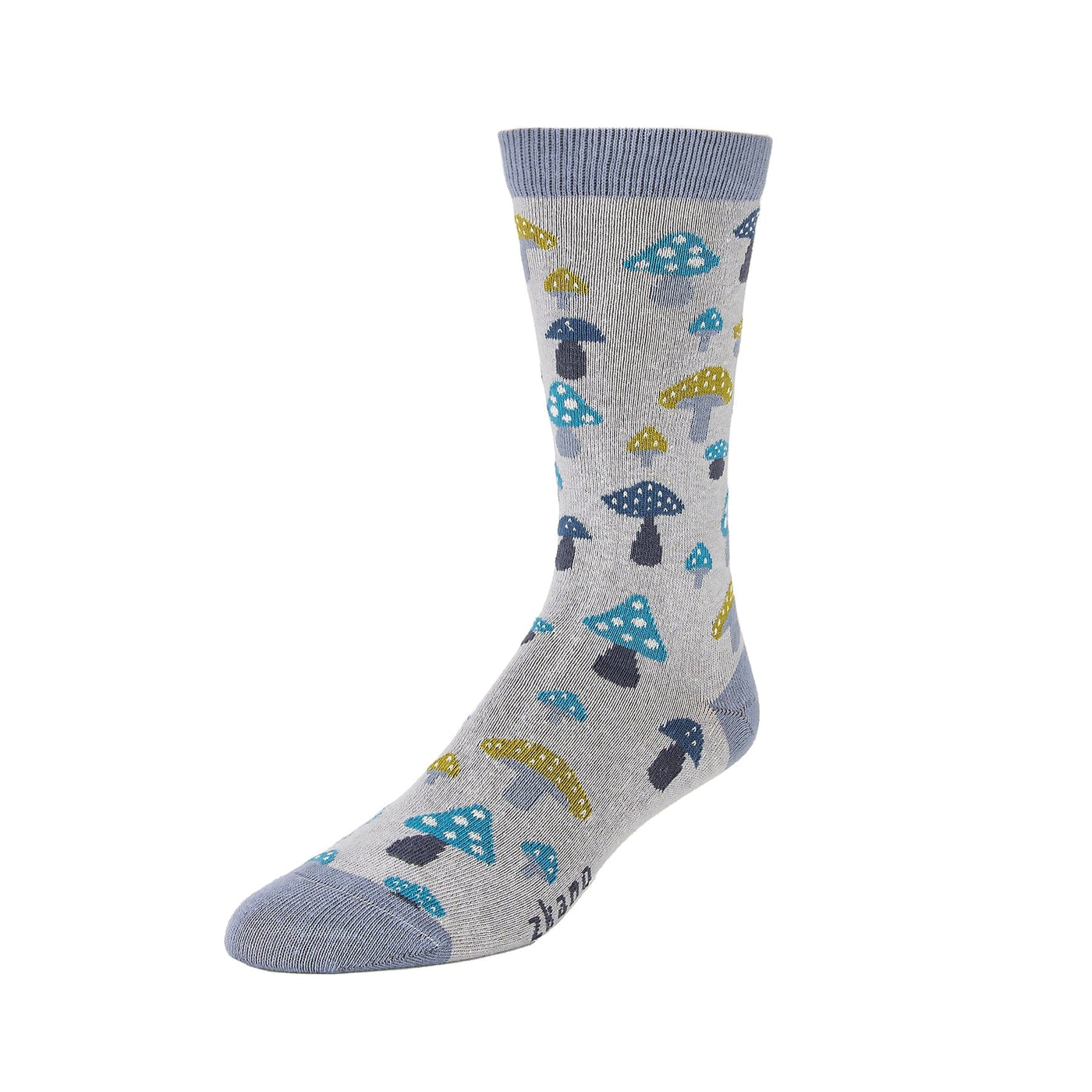 Forager - Organic Cotton Crew Socks - Steel – zkano socks