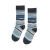 Zkano Crew Large Sierra - Organic Cotton Crew Socks - Dusk organic-socks-made-in-usa