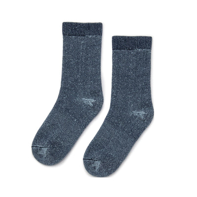 Zkano Crew Medium Aspen - Cushioned Organic Cotton Crew Socks - Lead organic-socks-made-in-usa