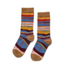 Zkano Crew Medium Horizon - Organic Cotton Crew Socks - Sienna organic-socks-made-in-usa