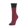 Zkano Crew Medium Melange Organic Cotton Boot Socks - Wild Orchid organic-socks-made-in-usa