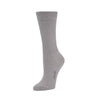 Zkano Crew Medium Rib Knit - Organic Cotton Crew Socks - Heather organic-socks-made-in-usa