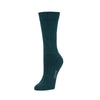 Zkano Crew Medium Rib Knit - Organic Cotton Socks Crew - Evergreen organic-socks-made-in-usa