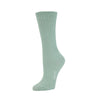 Zkano Crew Medium Rib Knit - Organic Cotton Socks Crew - Silt organic-socks-made-in-usa