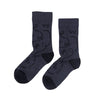 Zkano Crew Medium Ribbon - Organic Cotton Socks Crew - Dark Indigo organic-socks-made-in-usa