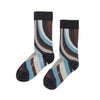 Zkano Crew Medium The Groove - Organic Cotton Socks Crew - Black organic-socks-made-in-usa