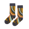 Zkano Crew Medium The Groove - Organic Cotton Socks Crew - Dark Indigo organic-socks-made-in-usa