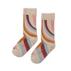 Zkano Crew Medium The Groove - Organic Cotton Socks Crew - Sand organic-socks-made-in-usa