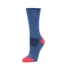 Zkano Crew Medium (wmns. shoe size 5.5 - 9.5) Summit - Performance Organic Cotton Cushion Crew - Cornflower organic-socks-made-in-usa