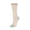 Zkano Crew Medium (wmns. shoe size 5.5 - 9.5) Summit - Performance Organic Cotton Cushion Crew - Natural organic-socks-made-in-usa