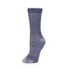 Zkano Crew Medium Women's Aspen - Cushioned Organic Cotton Socks Crew - Indigo organic-socks-made-in-usa