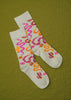 Zkano Crew Medium Women's Desert Diamondback - Organic Cotton Socks Crew - Sand organic-socks-made-in-usa