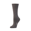 Zkano Crew Medium Women's Rib Knit - Organic Cotton Socks Crew - Ash Brown organic-socks-made-in-usa