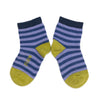 Zkano Kids Kids - Striped Organic Cotton Crew Socks - Grape organic-socks-made-in-usa