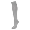 Zkano Knee High Medium Chunky Knit Organic Cotton Slouch Knee Socks - Heather organic-socks-made-in-usa