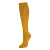 Zkano Knee High Medium Rib Knit - Organic Cotton Knee Socks - Goldenrod organic-socks-made-in-usa