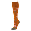Zkano Knee High Medium Women's Prairie Floral - Organic Cotton Socks Knee High - Sienna organic-socks-made-in-usa