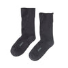 Zkano Roll Top Medium Cushioned Roll Top Organic Cotton Crew Socks - Charcoal organic-socks-made-in-usa