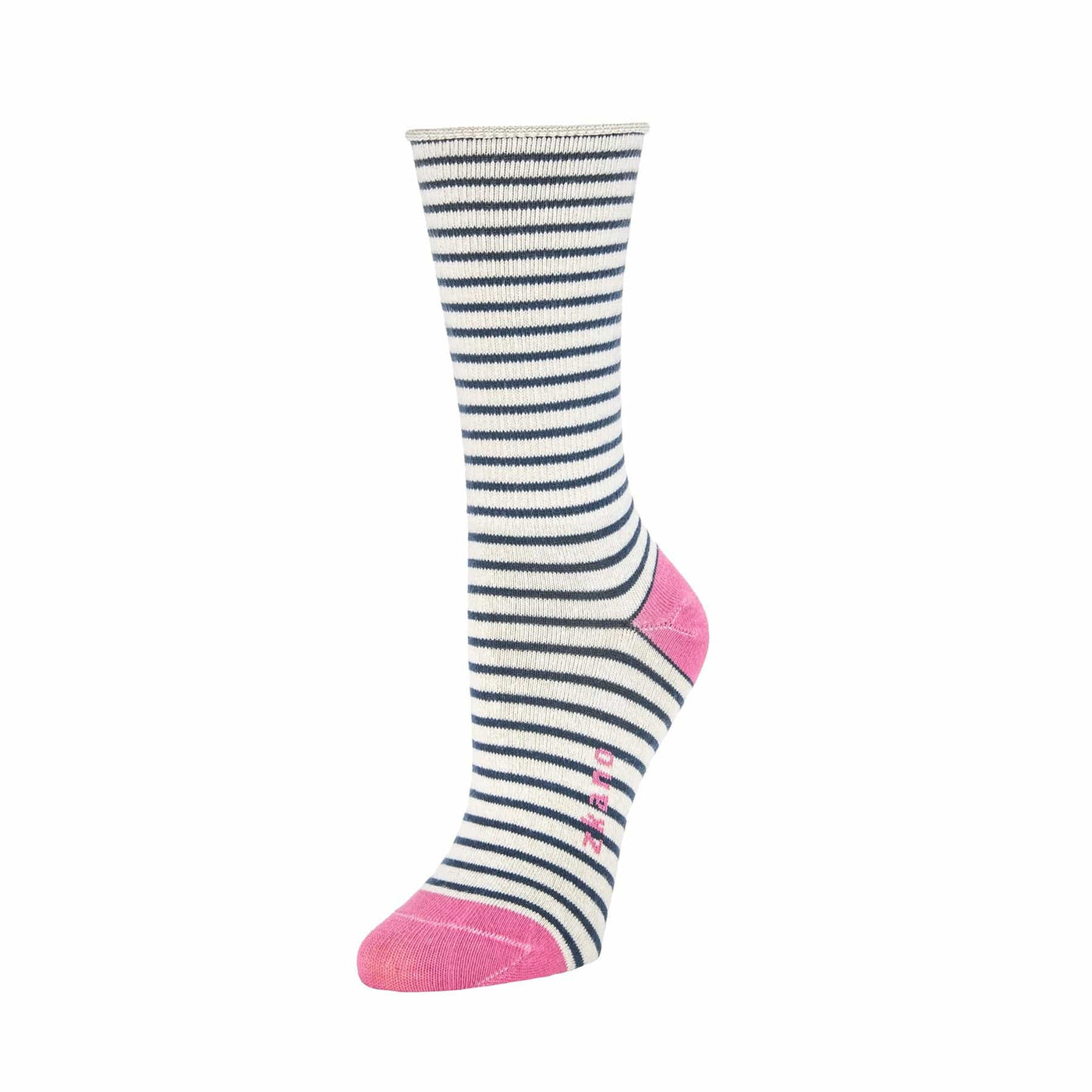 Zkano Roll Top Medium Rose - Roll Top Organic Cotton Crew Socks - Wheat organic-socks-made-in-usa