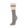 Zkano Womens Fashion Socks Wmns. Merino Wool Cushioned Camp Sock - Granite organic-socks-made-in-usa