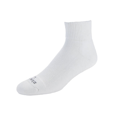 Zkano Basic & Sport Tempo - 1/2 cushion organic cotton anklet socks organic-socks-made-in-usa