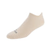 Zkano No Show Ridge - cushioned organic cotton no show socks - natural organic-socks-made-in-usa